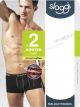 Boxer uomo cotone elasticizzato leggero Sloggi men Start Hipster 2pz